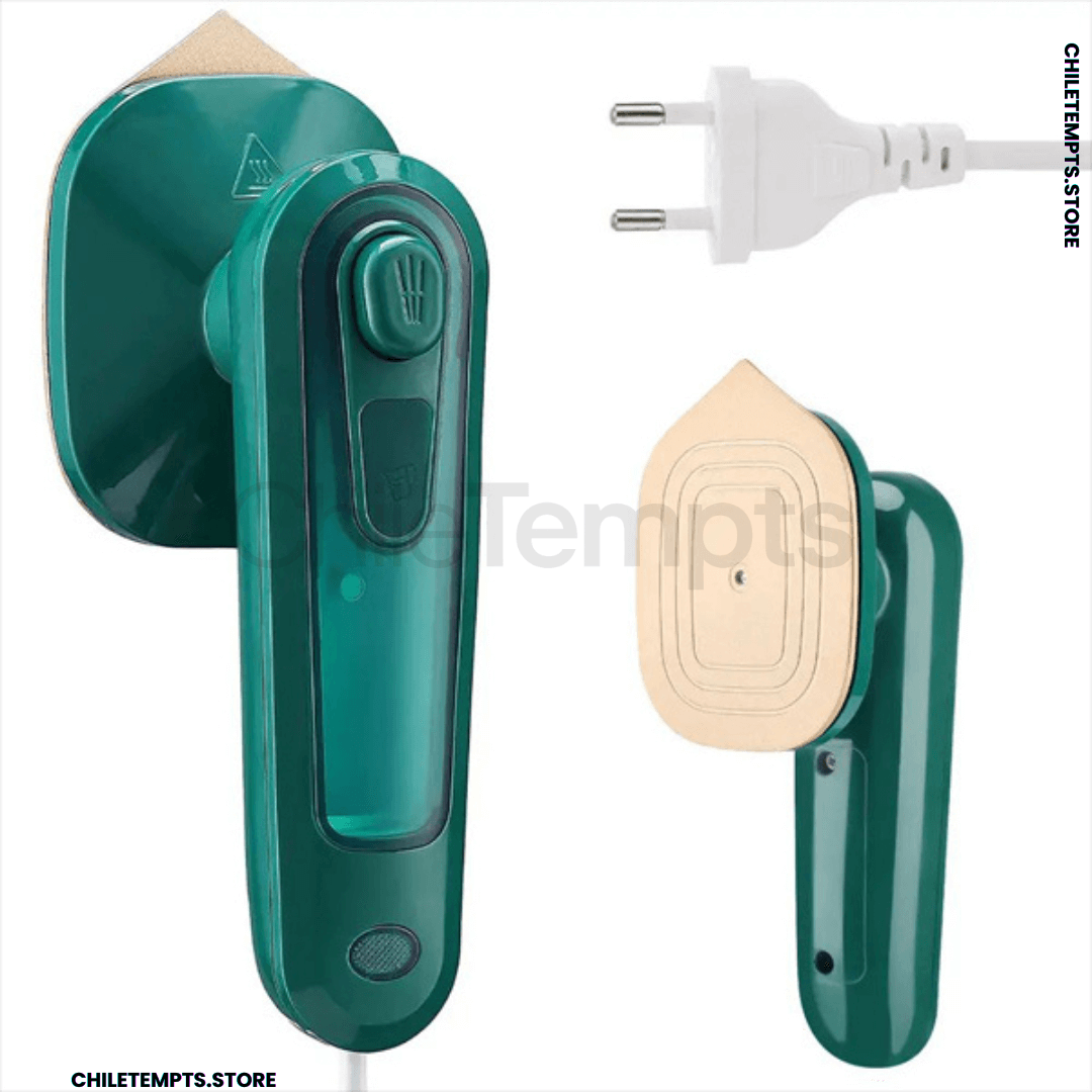 Plancha Portátil 2-en-1: Ropa impecable sin perder minutos