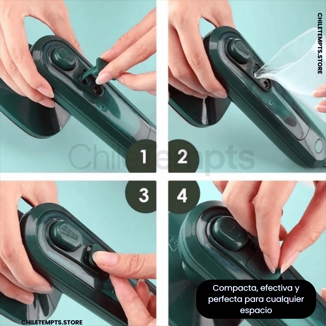 Plancha Portátil 2-en-1: Ropa impecable sin perder minutos