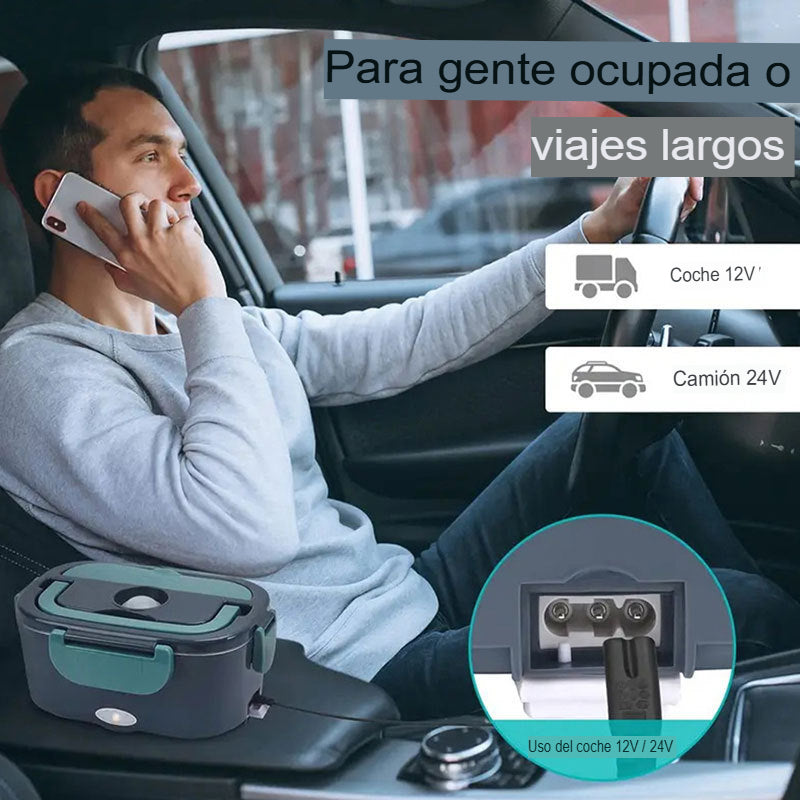 Lonchera Eléctrica XL 1.5L ESENZO: ¡Comida Casera, Caliente y Abundante Donde Quieras!